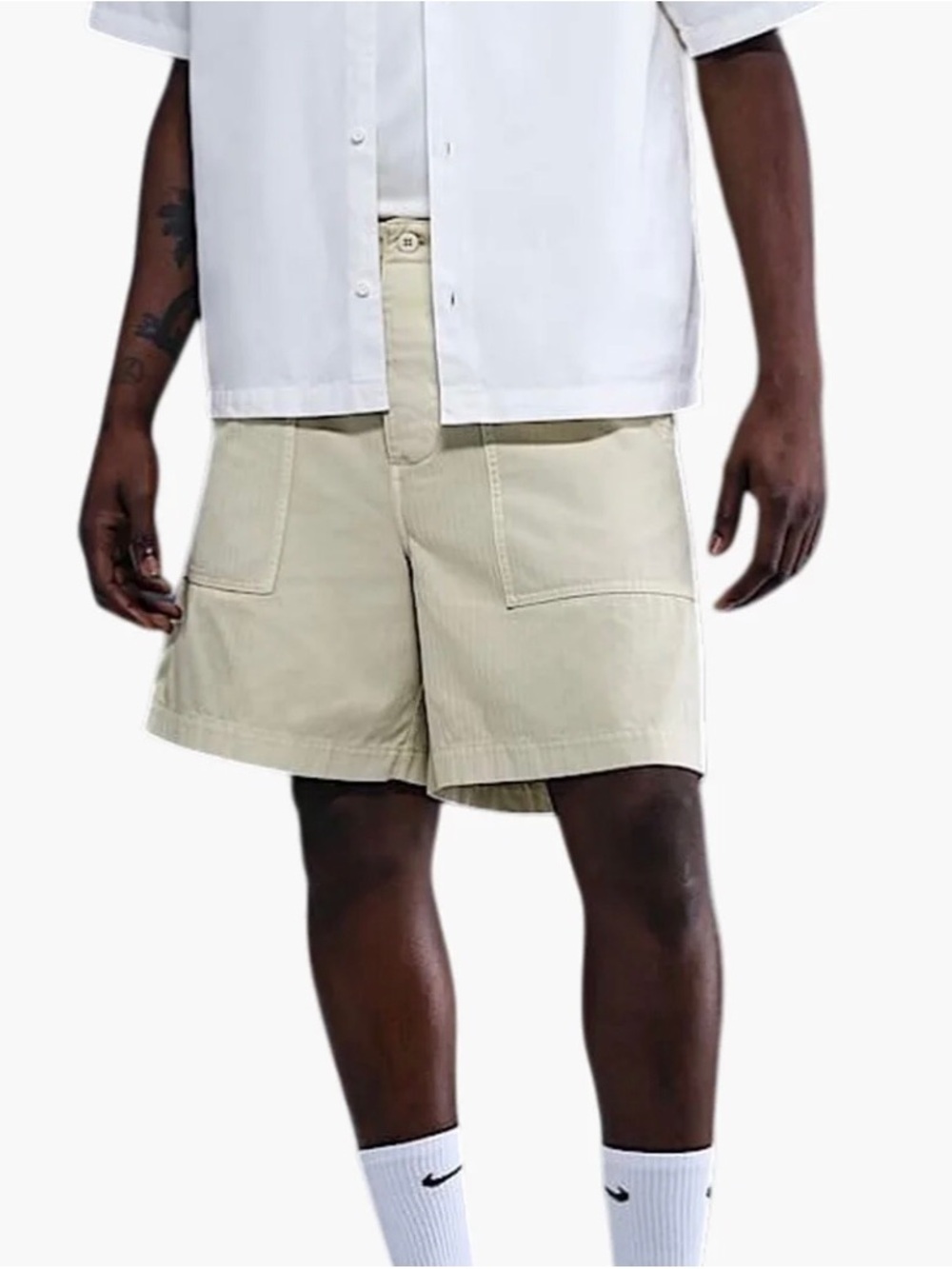 Nike Life Men's Fatigue Shorts Biege Size 30(HJ2976-229)